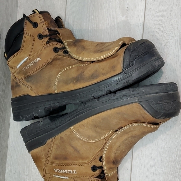 Terra Mens Work Safty Welding Boots shoes sz 12 - Picture 8 of 13